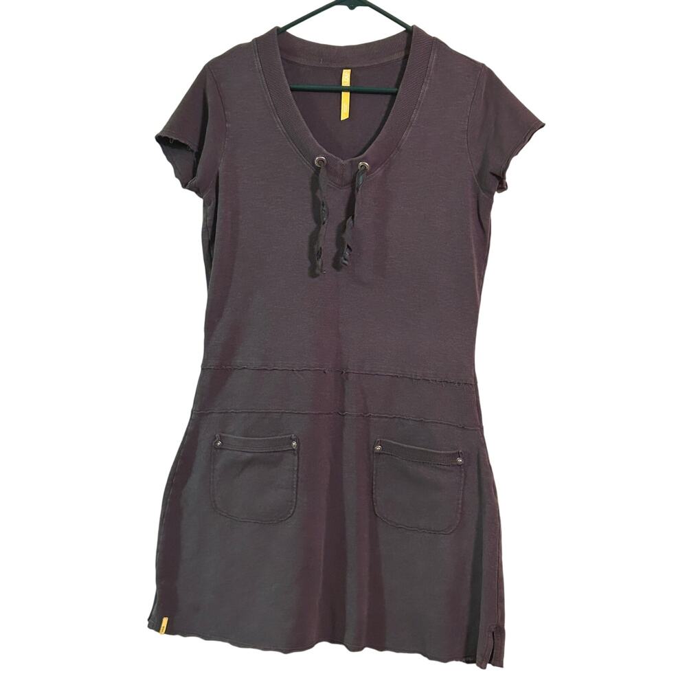 Lole Women's Drop Waist Gray Dress Size L